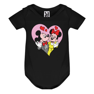 Цветно бебешко боди- Мини и Мики