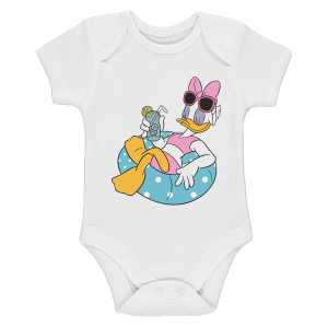 Бяло бебешко боди- Дейзи