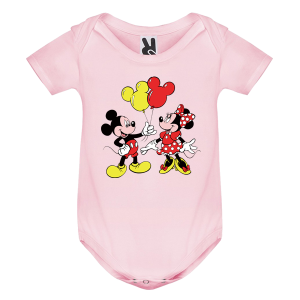 Цветно бебешко боди- Мини и Мики