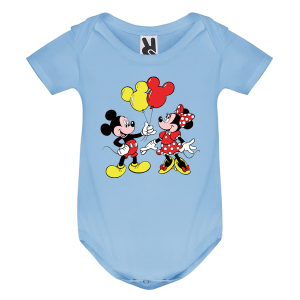 Цветно бебешко боди- Мини и Мики