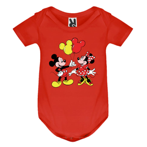 Цветно бебешко боди- Мини и Мики