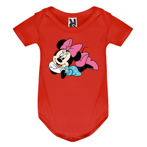 Цветно бебешко боди- Мини Маус