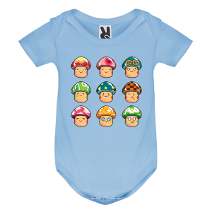 Цветно бебешко боди- Супер Марио