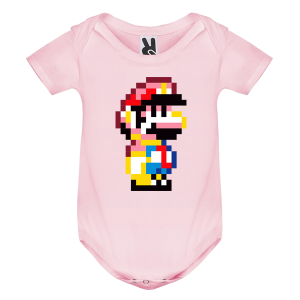 Цветно бебешко боди- Супер Марио