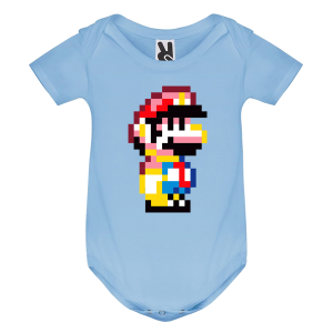 Цветно бебешко боди- Супер Марио