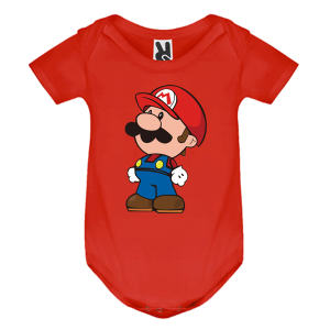 Цветно бебешко боди- Супер Марио
