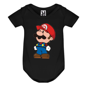 Цветно бебешко боди- Супер Марио