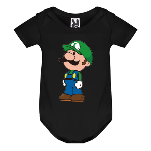 Цветно бебешко боди- Супер Марио