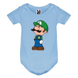 Цветно бебешко боди- Супер Марио