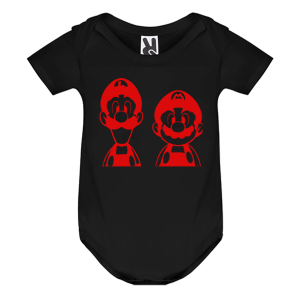 Цветно бебешко боди- Супер Марио