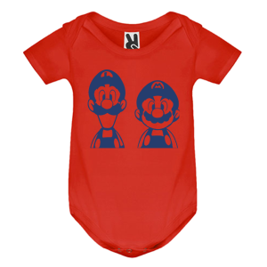 Цветно бебешко боди- Супер Марио