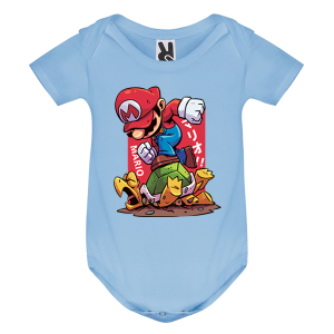 Цветно бебешко боди- Супер Марио
