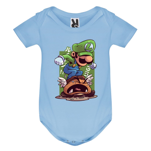 Цветно бебешко боди- Супер Марио