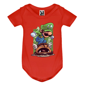 Цветно бебешко боди- Супер Марио