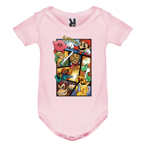 Цветно бебешко боди- Супер Марио