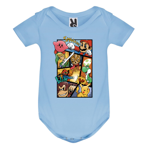 Цветно бебешко боди- Супер Марио