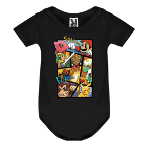 Цветно бебешко боди- Супер Марио