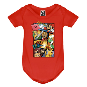 Цветно бебешко боди- Супер Марио