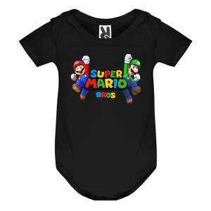 Цветно бебешко боди- Супер Марио