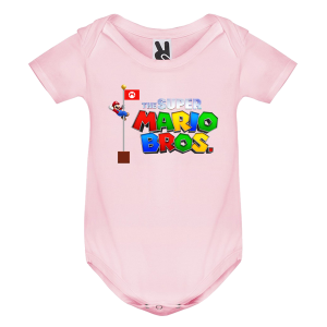 Цветно бебешко боди- Супер Марио