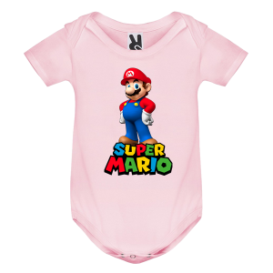 Цветно бебешко боди- Супер Марио