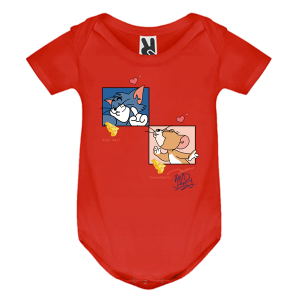 Цветно бебешко боди- Том и Джери