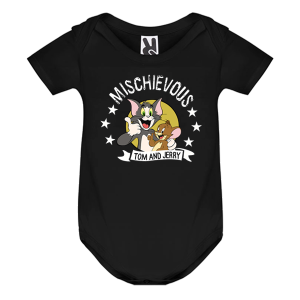 Цветно бебешко боди- Том и Джери