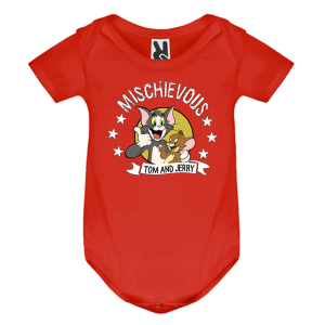 Цветно бебешко боди- Том и Джери