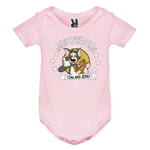 Цветно бебешко боди- Том и Джери