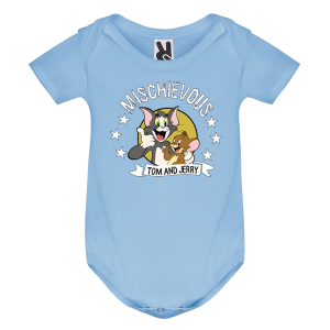 Цветно бебешко боди- Том и Джери