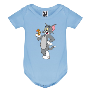 Цветно бебешко боди- Том и Джери