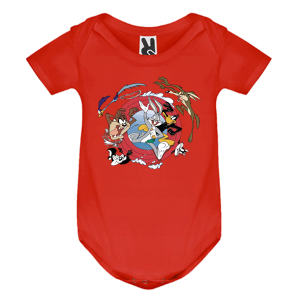 Цветно бебешко боди- Анимационни герои