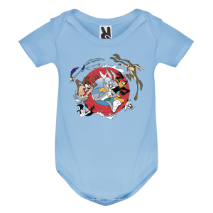 Цветно бебешко боди- Анимационни герои