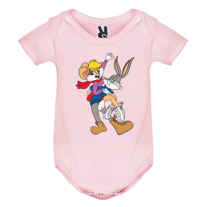 Цветно бебешко боди- Бъгс и Лола