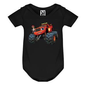 Цветно бебешко боди- Пламъчко и машините