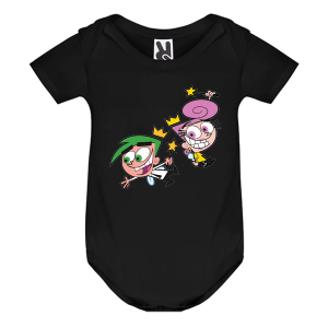 Цветно бебешко боди- Кръстници вълшебници