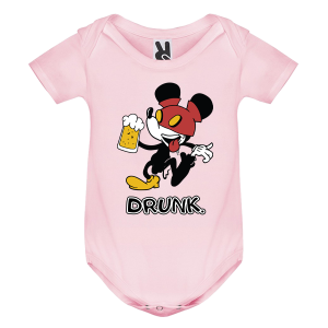 Цветно бебешко боди- Drunk