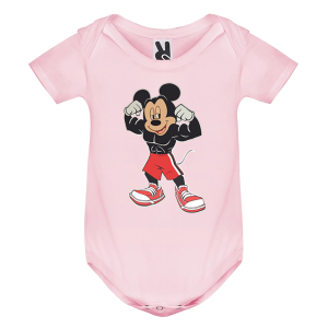 Цветно бебешко боди- Мики Маус
