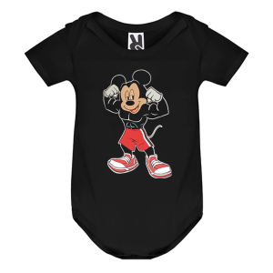 Цветно бебешко боди- Мики Маус