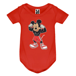 Цветно бебешко боди- Мики Маус