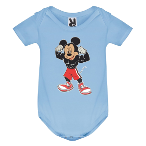 Цветно бебешко боди- Мики Маус