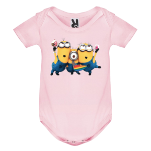 Цветно бебешко боди- Миньоните