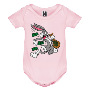 Цветно бебешко боди- Бъгс Бъни