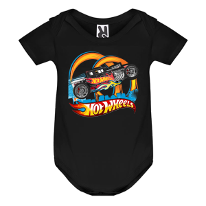 Цветно бебешко боди- Hot Wheels