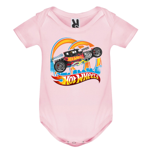 Цветно бебешко боди- Hot Wheels