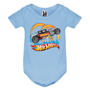 Цветно бебешко боди- Hot Wheels