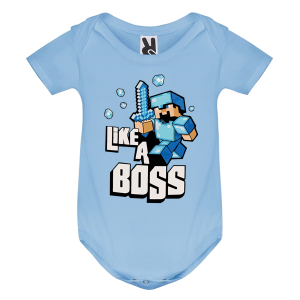 Цветно бебешко боди- Like a boss