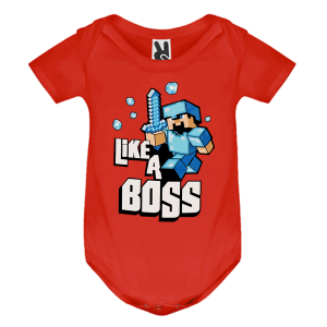 Цветно бебешко боди- Like a boss