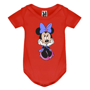 Цветно бебешко боди- Мини Маус