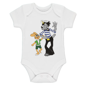 Бяло бебешко боди- Ну Погоди